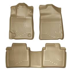 Husky Liners Weatherbeater Front/Rear Floor Liners Tan for Toyota Camry 98513