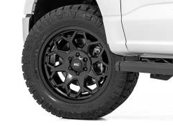 Rough Country Suspension Systems - Rough Country 80 Series Wheel 20x10 8x180 -19mm Semi Gloss Black 80201806 - Image 6