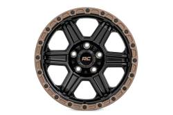Rough Country Suspension Systems - Rough Country 80 Series Wheel 18x9 6x5.5 -12mm Satin Bronze/Black 79181212A - Image 2