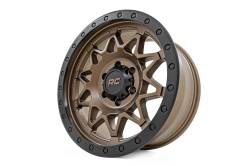 Rough Country Suspension Systems - Rough Country 78 Series Wheel 18x9 5x5.0 0mm Satin Bronze/Black 78180918 - Image 3