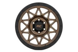 Rough Country Suspension Systems - Rough Country 78170918 78 Series Wheel 17x8.5 5x5.0 0mm Satin Bronze/Black - Image 2