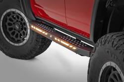 Rough Country Suspension Systems - Rough Country 57004 AC2 LED Running Boards-Black 21-25 Ford Bronco 4DR - Image 2