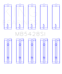 King Engine Bearings - King Bearings MB5428SI MAIN Bearing SET for HONDA R18A1 - Image 2