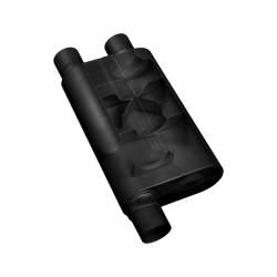 Flowmaster - Flowmaster 842580 80 Series Cross-Flow Muffler Same End/Same End Stainless - Image 3