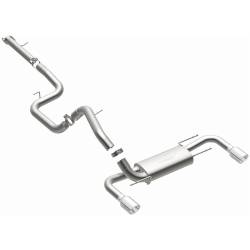MagnaFlow Exhaust Products - MagnaFlow 15557 Street Series Stainless Cat-Back System for 10-13 Mazda 3 - Image 2