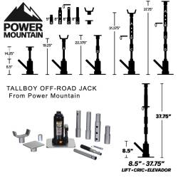 Bulldog Winch - Bulldog Winch 50015 15pc TallBoy Off Road Jack - Image 8