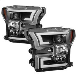 Spyder Auto - Spyder Auto 5083531 Light Bar Headlights Black/Clear for 15-17 Ford F150 - Image 1
