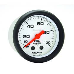 AutoMeter - AutoMeter 5721 Phantom Mechanical Oil Pressure Range 0-100PSI 2-1/16" - Image 2