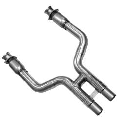 Kooks Custom Headers - Kooks Custom Headers 11413500 Catted H-Pipe for 11-14 Mustang - Image 2