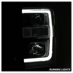 Spyder Auto - Spyder Auto 5084477 Black Light Bar Projector Headlights 08-10 Ford Super Duty - Image 9
