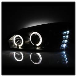 Spyder Auto - Spyder Auto 5042675 Black/Clear LED Halo Projector Headlights for 04-07 Malibu - Image 6