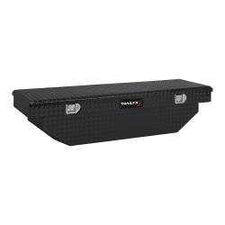 TrailFX - TrailFX 110632 Crossover Tool Box Angled Single Lid 19"x63"x13" Black Aluminum - Image 1