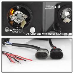 Spyder Auto - Spyder 5010780 Black/Clear LED Halo Projector Headlights 06-08 Honda Civic - Image 5