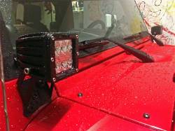 Rigid Industries - Rigid Industries 40331 A-Pillar Mount Brackets for 07-18 Jeep Wrangler JK - Image 4