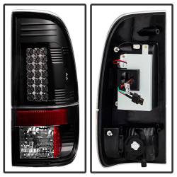 Spyder Auto - Spyder Auto 5003898 Black/Clear LED Taillights 08-16 for Ford Super Duty - Image 4