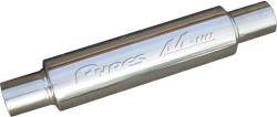 Pypes Performance Exhaust - Pypes MVR200S M-80 Race Pro Series S.S. 2.5" Round 14" Muffler Universal - Image 1