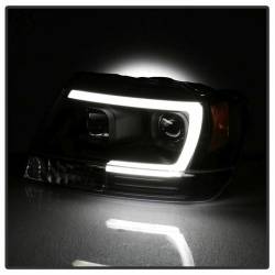 Spyder Auto - Spyder Auto 5085221 Black Light Bar Projector Headlights for Grand Cherokee - Image 7