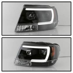 Spyder Auto - Spyder Auto 5085221 Black Light Bar Projector Headlights for Grand Cherokee - Image 9