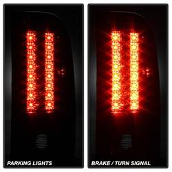 Spyder Auto - Spyder Auto 5001801 Red LED Taillights/Smoke for 07-13 Silverado 1500/HD - Image 2
