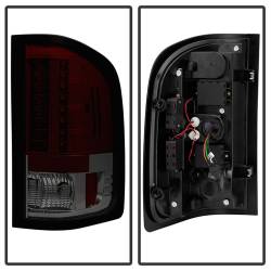 Spyder Auto - Spyder Auto 5001801 Red LED Taillights/Smoke for 07-13 Silverado 1500/HD - Image 4