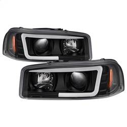 Spyder Auto - Spyder Auto 5084521 Black Light Bar Projector Headlights for GMC Sierra/Yukon - Image 1