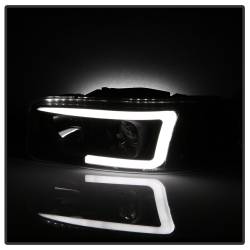Spyder Auto - Spyder Auto 5084521 Black Light Bar Projector Headlights for GMC Sierra/Yukon - Image 6