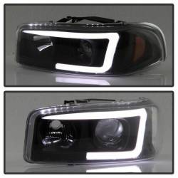 Spyder Auto - Spyder Auto 5084521 Black Light Bar Projector Headlights for GMC Sierra/Yukon - Image 8