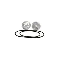 Allstar Performance - Allstar Performance ALL31080 SBC 11 Pulley Kit Block Mount Power Steering Pump - Image 1