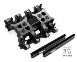 Holley EFI - Holley EFI 300-126BK Holley Mid-Rise Intake for GM LS1/LS2/LS6 w/95mm Top - Image 1