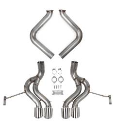 Hooker BlackHeart - Hooker BlackHeart 70401344-RHKR Axle-Back Exhaust System for 97-04 Corvette - Image 1