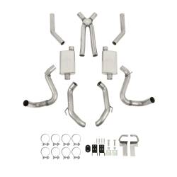 Hooker BlackHeart - Hooker BlackHeart 70501386-RHKR LS Swap Header-Back Exhaust Stainless Steel - Image 1