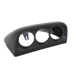 AutoMeter - AutoMeter 15002 Triple Dash Top Mount Black 2-1/16" for 98-02 Dodge Ram - Image 1