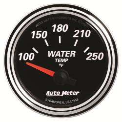 AutoMeter - AutoMeter 1238 Air Core Designer Black II Water Temp Gauge 2-1/16" 100-250 °F - Image 1