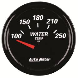 AutoMeter - AutoMeter 1238 Air Core Designer Black II Water Temp Gauge 2-1/16" 100-250 °F - Image 3