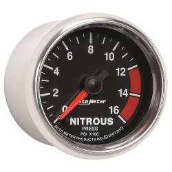 AutoMeter - AutoMeter 3874 GS Nitrous Pressure Gauge 0-1600PSI 2-1/16" Stepper Motor - Image 5
