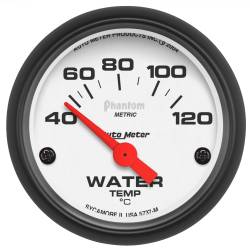 AutoMeter - AutoMeter 5737-M Phantom Electric Water Temperature Gauge 40-120°C 2-1/16" - Image 1