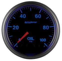 AutoMeter - AutoMeter 5652 Elite Series Oil Pressure Gauge 0-100 PSI 2-1/16" Stepper Motor - Image 2