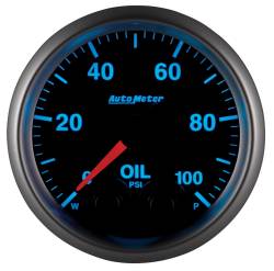 AutoMeter - AutoMeter 5652 Elite Series Oil Pressure Gauge 0-100 PSI 2-1/16" Stepper Motor - Image 3