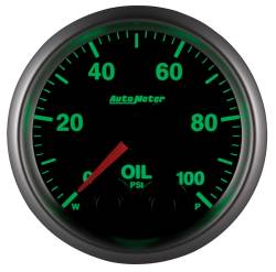 AutoMeter - AutoMeter 5652 Elite Series Oil Pressure Gauge 0-100 PSI 2-1/16" Stepper Motor - Image 4