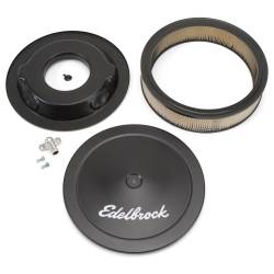 Edelbrock - Edelbrock 1223 Pro-Flo Black 14" Round Air Cleaner w/3" Paper Deep Flange - Image 2