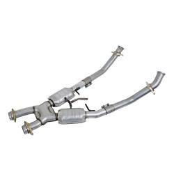 BBK Performance Parts - BBK Performance 1663 2.5" Long X-Pipe w/Converters 94-95 Mustang 5.0L - Image 57