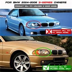 Spyder Auto - Spyder Auto 5077141 Halo LED Projector Headlights for 04-06 BMW 325Ci/330Ci - Image 2