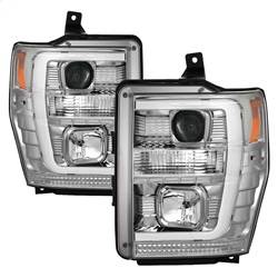 Spyder Auto - Spyder Auto 5084699 Light Bar Projector Headlights Chrome for 08-10 Super Duty - Image 1