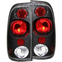 Anzo 211064 Carbon Fiber Euro Taillights for 97-03 Ford F150 99-06 Super Duty