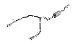 Borla - Borla 140857 S-Type Cat-Back Exhaust System w/Chrome Tips 21+ Chevy Tahoe 5.3L - Image 1