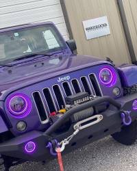 Oracle Lighting - Oracle 5769-330 7" High Powered LED Headlights Black Bezel ColorSHIFT - Image 2