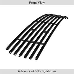 APS - APS Stainless Billet Bumper Grille Black 07-13 Silverado 1500 GR03FEG67J - Image 2