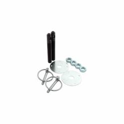 Allstar Performance - Allstar Performance ALL18504 Aluminum Hood Pin Kit Black - Image 1