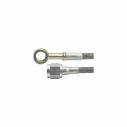 Allstar Performance - Allstar Performance ALL46440-18 18" #4 Braided Line -4 Straight/10mm Banjo - Image 1