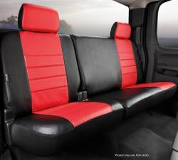 FIA SL62-23 RED LeatherLite Custom Seat Cover for 04-11 Colorado/Canyon